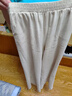 阔腿裤夏季新款长裤女宽松棉麻女裤垂感高腰休闲直筒裤子 麻本色 2XL 建议130-145斤 实拍图