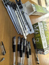 晨光文具0.5mm黑色中性笔芯拔盖子弹头笔芯签字笔替芯水笔芯Q7/6600/33109适用20支/盒MG6102 实拍图
