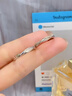 中国黄金（CHINA GOLD）足银莫比乌斯情侣对戒戒指男女银指环新款节日生日礼物送老婆爱人 玫瑰礼盒+莫比乌斯戒指【女戒】 实拍图