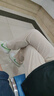 浪莎冰丝棉阔腿裤女春夏薄款防蚊防晒女裤直筒显瘦高腰垂感休闲裤子女 实拍图