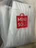 名创优品（MINISO）美式飞行夹克男士秋冬新款潮牌宽松休闲工装棉服外套男大码派克服 【斜纹拼色夹克】米白 -秋款 L /175(体重120-140斤) 实拍图