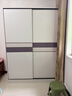 白浅【免费安装】衣柜卧室储物柜子移门衣橱简易推拉门大衣柜 【两门】1.4米主柜 实拍图