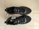 安踏运动鞋男鞋子男士夏季款皮网面拼接软底轻便减震跑步训练徒步鞋 【店长推荐皮网男鞋】黑武士-1 41 实拍图