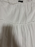 UR2026夏季新款女装时尚休闲甜美蝴蝶结系带半裙UYY550026 本白 (有内衬) M 实拍图