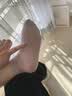 奥康（Aokang）棉底丝袜女防滑水晶丝短袜耐磨防勾丝黑肉色夏季薄款袜子女中筒袜 实拍图