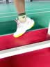 尤尼克斯（YONEX）羽毛球鞋减震防滑舒适亲子款青少年SHB220JRCR白粉35 实拍图