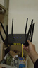 无线路由器wifi6家用5G双频电竞穿墙怪兽王全屋覆盖wifi信号放大器增强器千兆 【穿墙怪兽丨赠网线】单频300兆黑色8天线 实拍图
