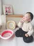 葆氏婴儿折叠脸盆新生宝宝洗脸洗脚屁屁盆子儿童专用可悬挂2个装 实拍图