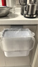 五月花厨房垃圾桶9L家用带盖大号免弯腰悬空壁挂式厨余厕所卫生间客厅 实拍图