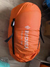 黑冰（BLACKICE）新款【B系列鸭绒木乃伊式羽绒睡袋】户外露营单人羽绒睡袋 橘色 B700 M码（新标准） 实拍图