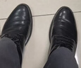 奥康（Aokang）男鞋牛皮皮鞋男士商务正装百搭德比鞋圆头系带结婚低帮大码鞋子 黑色【基础款】 43 (265mm) 实拍图