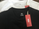 京东京造10A抗菌男士t恤短袖男女同款衣服男装春夏新款圆领打底衫内搭黑S 实拍图
