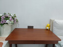 华舟实木书桌简约小户型家用写字桌台式电脑桌卧室学习桌 1.0米胡桃色 实拍图