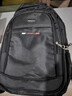 袋鼠双肩包男士背包大容量行李旅游包学生书包女初中商务笔记本电脑包 黑色配红标 实拍图