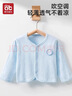 爱贝迪拉婴儿外套开衫春夏空调衫新生儿外出上衣纯棉外套长袖连体衣针织衫 实拍图