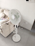 美的（Midea）【幸运草安睡1S】一级能效直流变频声控电风扇家用遥控卧室静音落地扇台式桌面抗菌大风力转页扇 实拍图