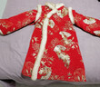 罗蒙红色旗袍加绒新年拜年服女童过年服儿童过年演出服 红色160 实拍图