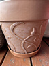 芷郁北欧风树脂仿陶瓷花盆多肉盆庭院室内室外浮雕种植盆 红淘色8寸 实拍图