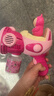 迪士尼（Disney）儿童泡泡机多孔小钢炮电动玩具草莓熊泡泡枪泡泡液儿童节日礼物 实拍图