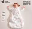 贝肽斯婴儿睡袋暖姜恒温儿童一体睡袋婴幼儿防踢被睡衣四季双层 花语S 实拍图