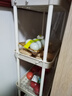 金隆兴厨房小推车置物架多层婴儿用品浴室落地蔬菜零食可移动收纳架 4层 实拍图