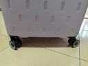 米家小米行李箱24英寸拉杆箱大容量旅行箱万向轮密码箱男女皮箱子紫色 实拍图