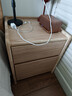 京东京造实木床头柜 天然橡胶木|大容量2抽 卧室收纳柜储物柜 CB02 实拍图