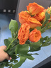 玫瑰百合向日葵云南鲜花生活鲜花昆明鲜花花束源头直发鲜花速递2 多头玫瑰橙色芭比5枝 实拍图
