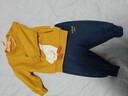 嘟嘟家宝宝卫衣套装春装儿童两件套春款男童运动套装女童 黄底白鹅 80 实拍图