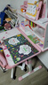 忆瞳儿童学习书桌椅套装 可升降带阅读书架多功能课桌椅家用写字桌 精灵少女-环保抗醛【三层大书架】 实拍图