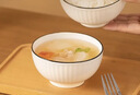 京东京造 碗盘餐具整套 碗具套装乔迁之喜陶瓷 禾风山田 饭碗4.5英寸*2 实拍图