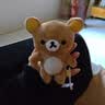 SAN-X日本正品 rilakkuma 轻松熊玩偶基础款肥宅熊哥熊妹ss挂件礼物 熊哥ss挂件(约13cm) 支持鉴定，假一罚十，现货当天发， 实拍图