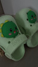 牧童儿童拖鞋夏男宝宝洞洞鞋软底女童卡通洗澡婴幼儿家居鞋奶龙绿160 实拍图