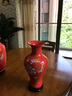 梓琦景德镇陶瓷器花瓶红牡丹落地大花瓶客厅摆件家居装饰结婚礼品瓷器 大号红冬瓜瓶 实拍图