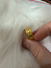 中国黄金（CHINA GOLD）足金999古法婚庆情侣活口对戒送老婆七夕情人节礼物黄金复购补贴 男戒 净金重约11.47g 实拍图