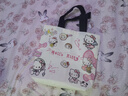 kitty帆布包大容量春夏新款卡通帆布包可爱通勤包小众百搭手提包 KT猫【粉色-无挂件】 实拍图