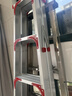 康鹏梯子家用折叠伸缩加厚铝合金人字梯室内多功能伸缩楼梯登高工程梯 全三角片加固-2.0米加厚 实拍图