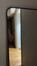 全品屋全身镜穿衣镜落地镜挂门服装店试衣壁挂镜一体简约北欧风黑155 实拍图