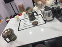 亿品天城轻奢简约现代岩板茶桌椅组合阳台烧水壶一体办公室石板小茶台茶几 1.2米单桌+3太空椅+2圆凳 【材质升级+包送货+包安装】 实拍图