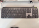 罗技（Logitech）大师系列 MX Keys S无线蓝牙键盘 超薄全尺寸 人体工学 智能背光 带无线接收器 白色 108键 晒单实拍图