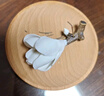 春山赴雪玉兰花线香香插香盘香托手工陶瓷捏花香座禅意香炉家居檀香沉香炉 实拍图