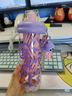 炊大皇吸管杯水杯女高颜值2025便携可爱tritan随行果汁杯果冻蓝650ml 实拍图