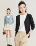 佐丹奴（Giordano）针织开衫女小外套 纯棉V领小衫女 外搭纯色女外衣05350649 实拍图