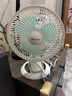 赛亿小风扇台扇台夹扇壁挂扇迷你学生宿舍床头办公室轻音桌面换气电风扇FJ7-01 实拍图