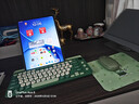 B.O.W ipad无线蓝牙三模大卡槽键盘鼠标套装高颜值静音可充电笔记本平板电脑男女生办公用键鼠舒适便携 青绿黛丨大卡槽三模充电键鼠丨无线+双蓝牙 实拍图