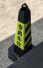 腾驰 雪糕桶禁止停车桩警示牌 橡胶反光路障锥隔离墩雪糕筒 4斤黄黑 实拍图