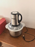 【耐用十年】绞肉机家用绞馅碎肉多功能料理搅肉蒜蓉机 5-L大容量不锈钢款【配六叶刀款】 共4把刀【有三套备用刀片】 实拍图