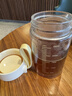 富光清然玻璃杯 高硼硅玻璃水杯子 女生便携牛奶咖啡刻度茶杯330ml 实拍图