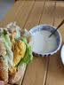 希朵曼恰巴塔无添加糖无添加油早餐零食糕点全麦短保食品 恰巴塔面包【4个】 实拍图