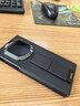 皮皮壳【360新升级】适用于华为MateX7双中轴保护360°全包防摔腕带华为x7手机壳真皮翻盖曜石黑保护套 实拍图